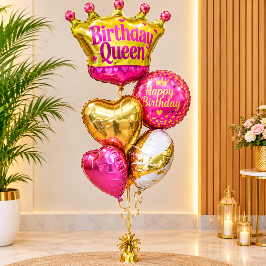 Birthday Queen Balloons Bouquets