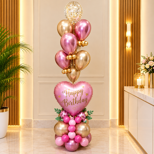 Happy Birthday Balloon Cluster