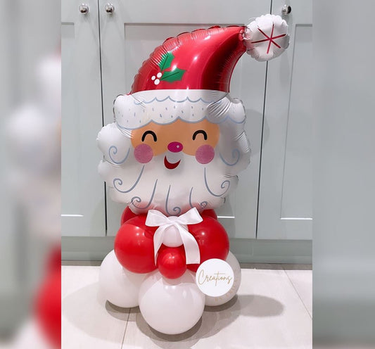 Christmas Santa Cluster Balloon Bouquet