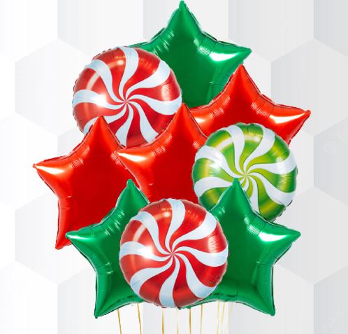 Candy Swirls Balloon Bouquet