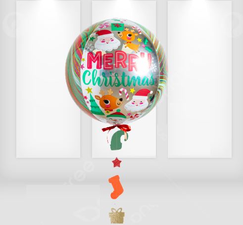 Merry Christmas Personalised ORBz