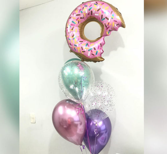 Candy Theme Glitter Balloon Bouquet