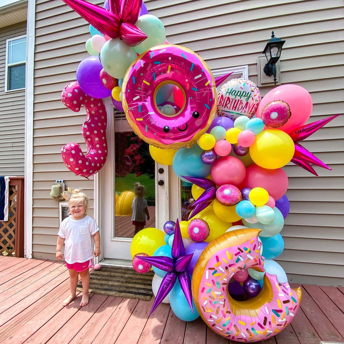Donut Candy Theme Balloon Decoration