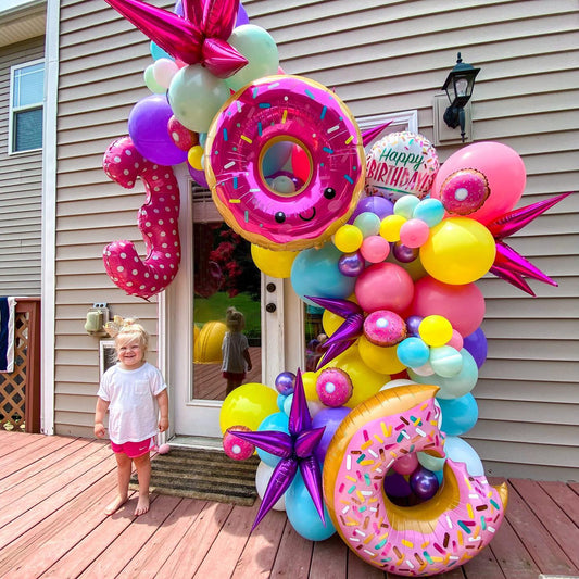 Donut Candy Theme Balloon Decoration