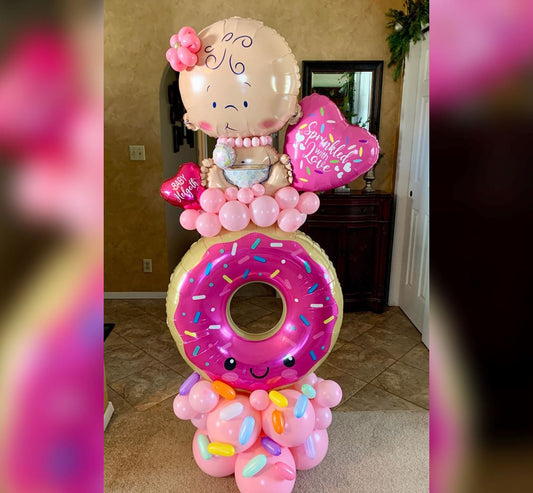 Candy Theme New Born Baby Balloon Bouquet