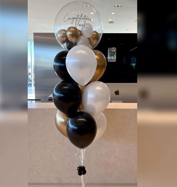 Congratulation Bubble Balloon Bunch