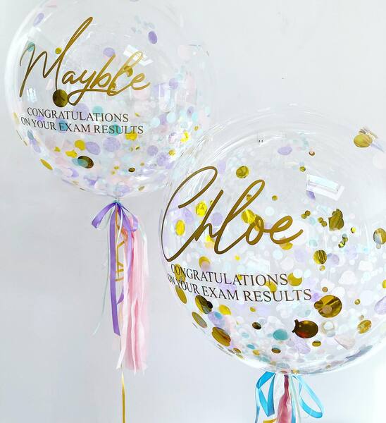 Congratulation Bubble Balloon Bouquet