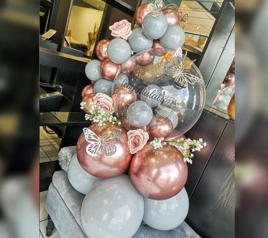 Congratulation Theme Bubble Balloon Bouquet