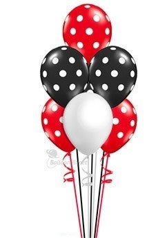 Caino Polka Dots Balloon Bouquet