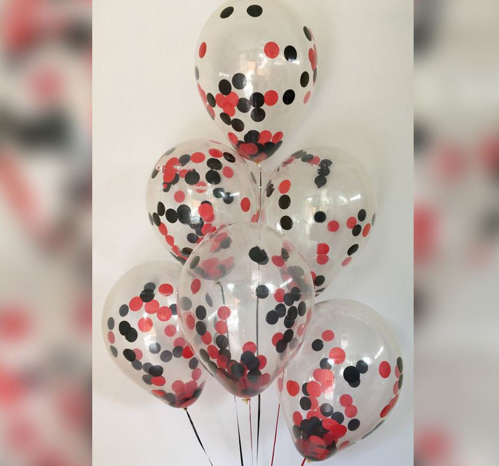 Casino Theme Confetti Balloon Bouquet