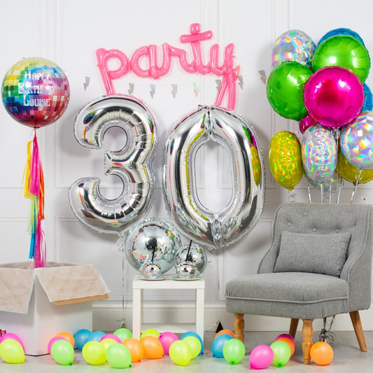 30 Number Disco Party Decoration