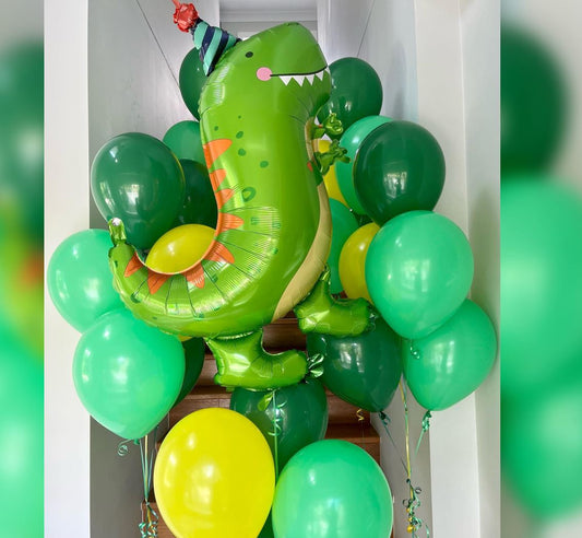 Dinomite T-rex Latex Balloon Bouquet