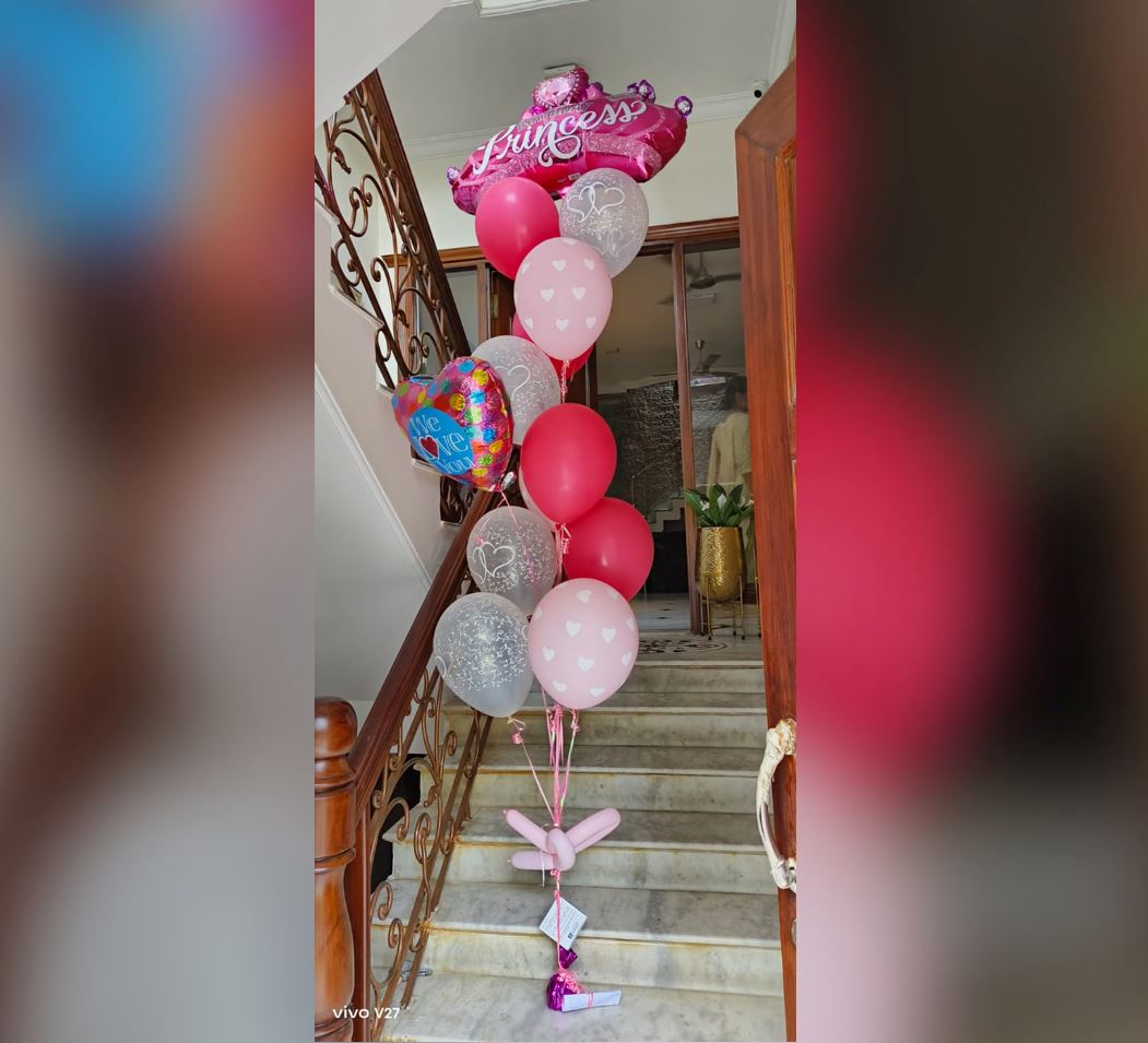 Daughter's Day Theme Princess Balloon Bouquet