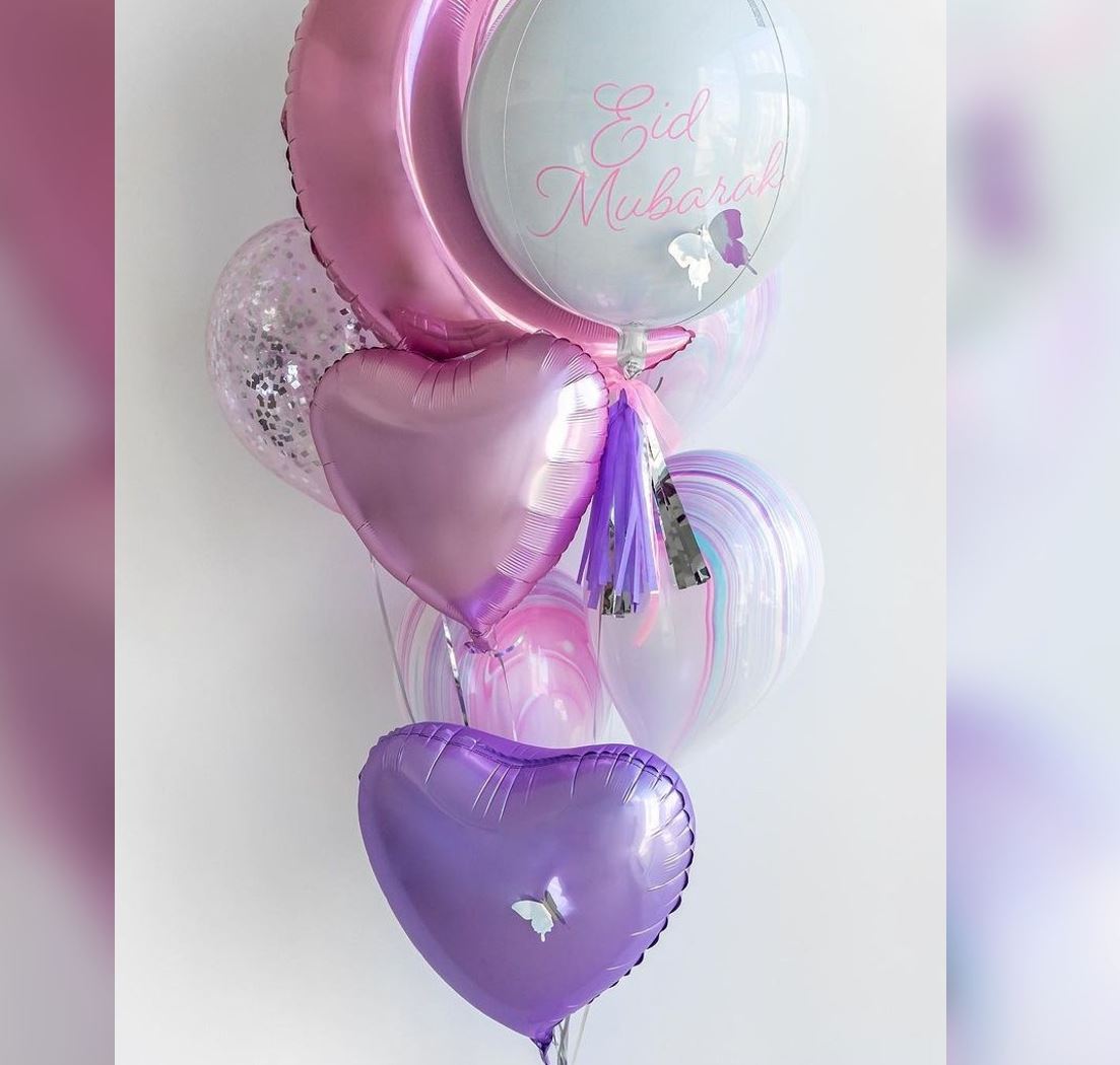 ORBz Crescent Moon EID Theme Balloon Bouquet