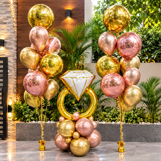 Engagment Balloons Bouquet