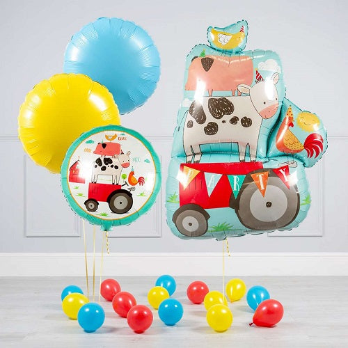 Party Balloon Farm Theme Animal Foil Balloons Bouquet-1