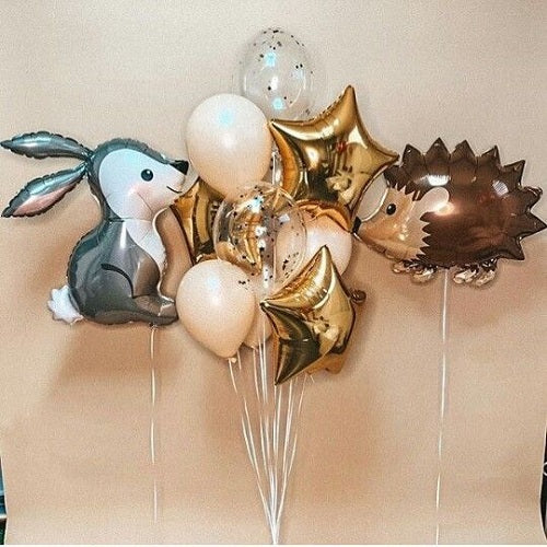 Party Balloon Birthday Farm Theme Animal Foil Helium Balloons Bouquet-11