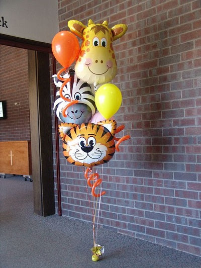 Party Balloon Birthday Farm Theme Animal Foil Helium Balloons Bouquet-22
