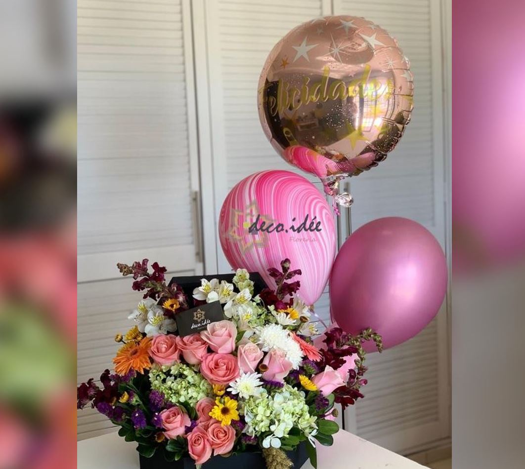 Balloons And Flowers 