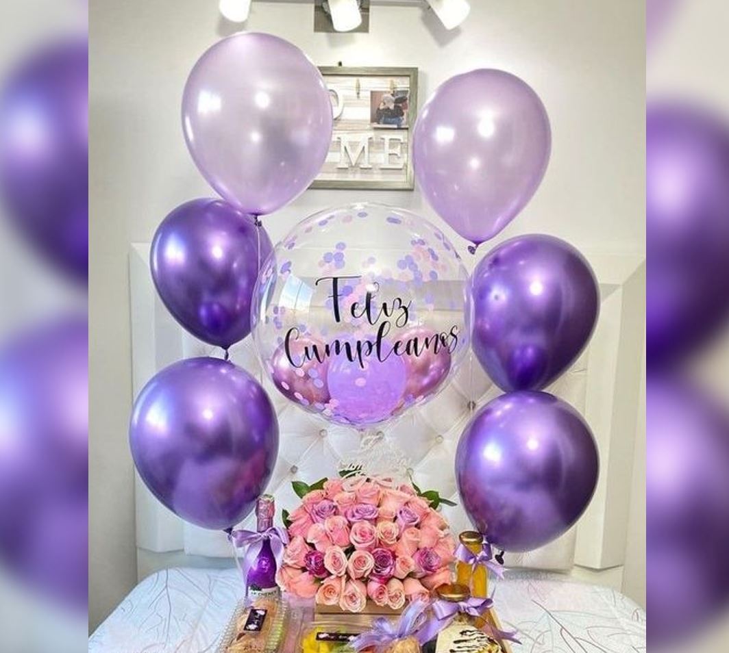 Bubble Amd Perspnalized Bubblw Balloon Bouquet