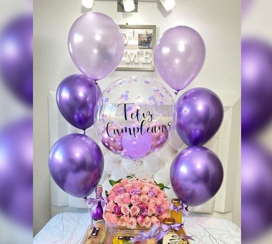Bubble Amd Perspnalized Bubblw Balloon Bouquet