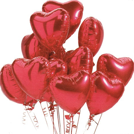 Party Balloon Hearts Balloons Bouquet 