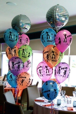 Party Balloon Helium Disco Balloons Bouquet