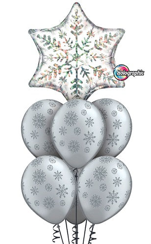 Party Balloon Snowflakes Balloons Bouquets