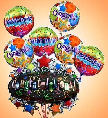 Party Balloon Congratulation Balloons Bouquet