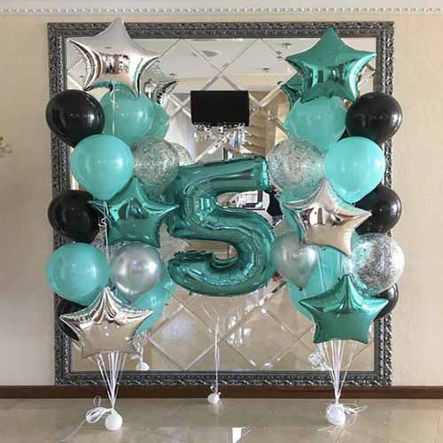 Party Balloon Star Foil Balloons Bouquets
