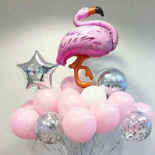 Party Balloon Flamilngo Beach Balloons Bunch