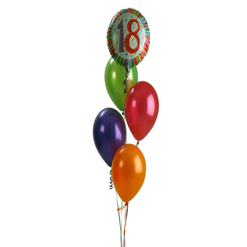 Party Balloons 18th Birthday Balloon bouquet