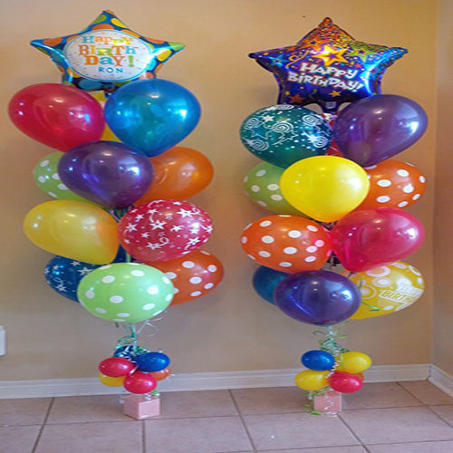Party Balloon Happy Birthday Colorful Balloons