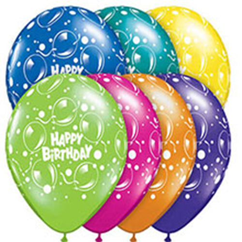 Party Balloon Birthday Sparkling Helium Balloons Bunch