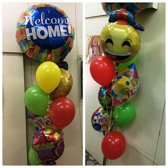 Party Balloon Welcome Home Balloons Bouquet