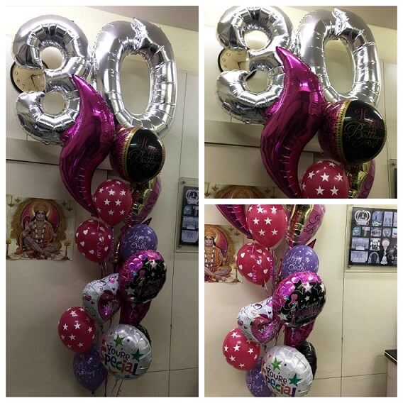 Party Balloon 30th Birthday Balloon Bouquet