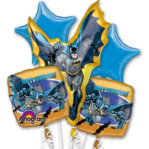 Balloons Party Celebrate Batman Birthday Balloons Bouquet