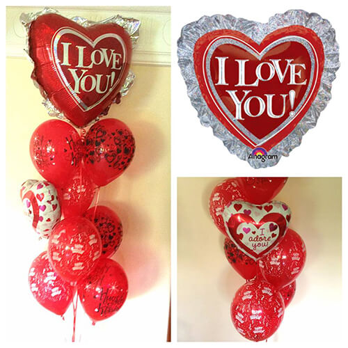Party Balloon Love N Kisses Balloons Bouquet 
