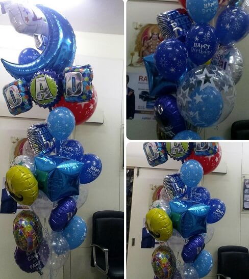 Party Balloons Dad's Balloons Bouquet
