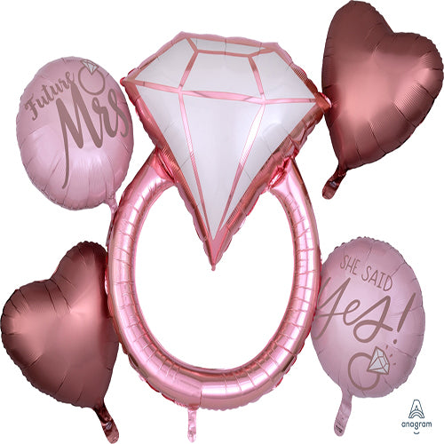 Party Balloon Blush Wedding 