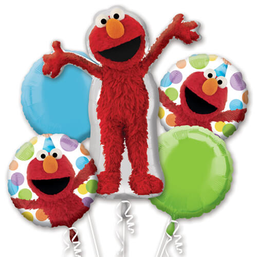 Balloons Party Celebrate Elmo Style Birthday Balloons Bouquet