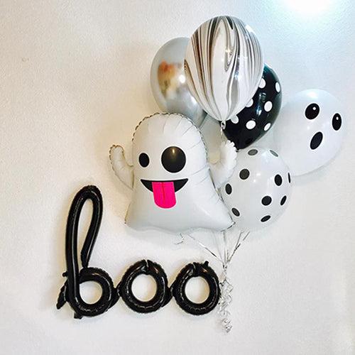 Party Balloon Boo Ghost Balloons Bouquets 