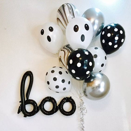 Boo Ghost Balloons Bunch