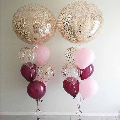 Party Balloon Confetti Balloons Bunch