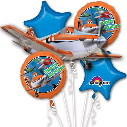 Balloons Party Celebrate Disney Planes Balloons Bouquet