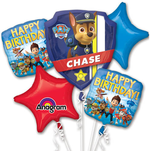 Balloons Party Celebrate Paw Patrol Birthday Balloons Bouquet