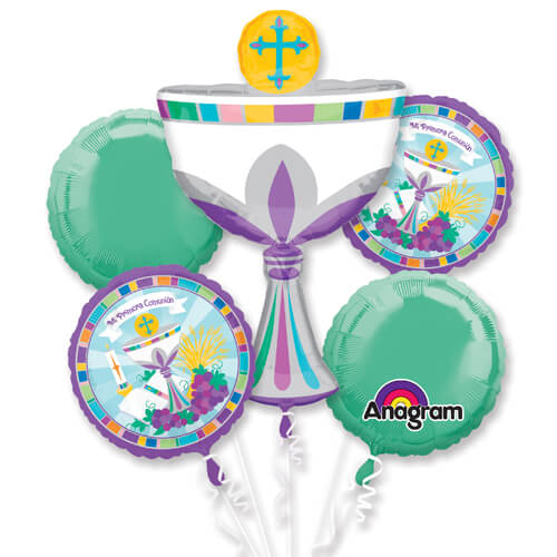 Party Balloon Mi Primera Comunion Balloons Bouquet P75