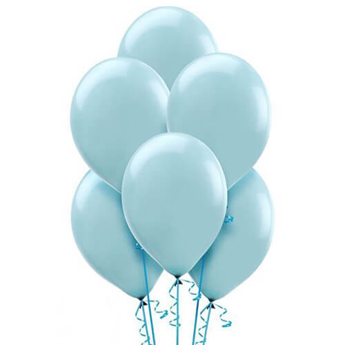 Party Balloon Blue Latex Helium Balloons Bunch