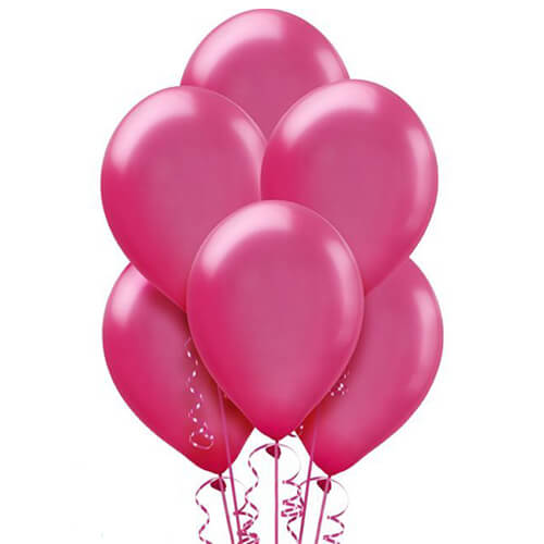 Party Balloon Jewel Magenta Helium Balloons Bunch