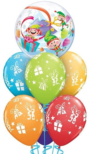 Party Balloon Merry Elves Balloons Bouquet